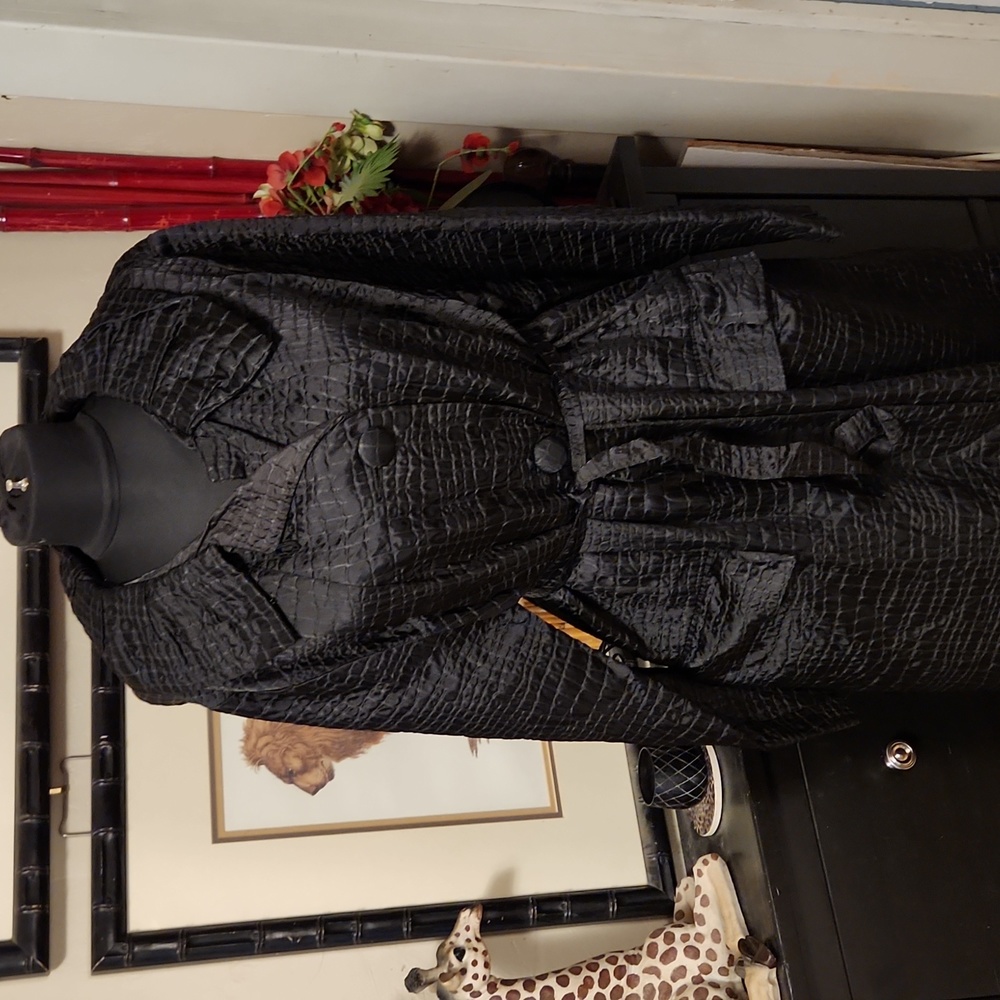 Vintage Black Trench Coat